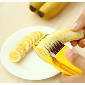 Go Bananas Over The Bite Size Banana Slicer